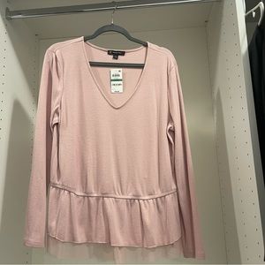 INC size L Ladies Pink Blouse